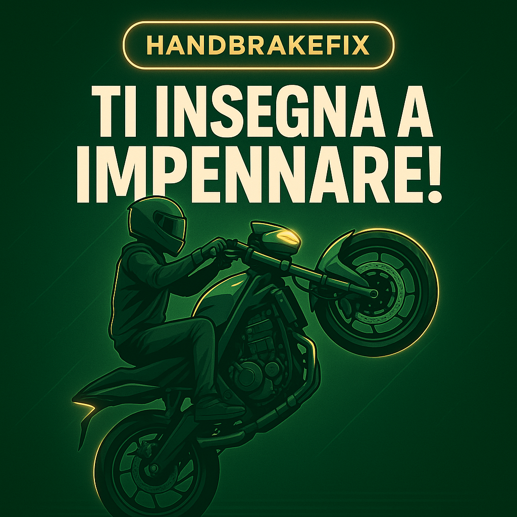 Ti insegnamo ad impennare!