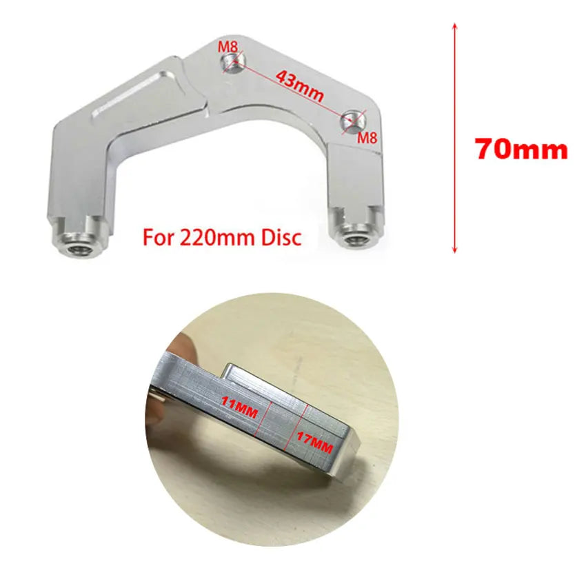 Staffe per dischi da 220mm
